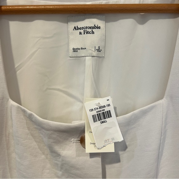 NWT Abercrombie and Fitch Mara Square-neck Vest Mini Dress - Picture 2 of 5